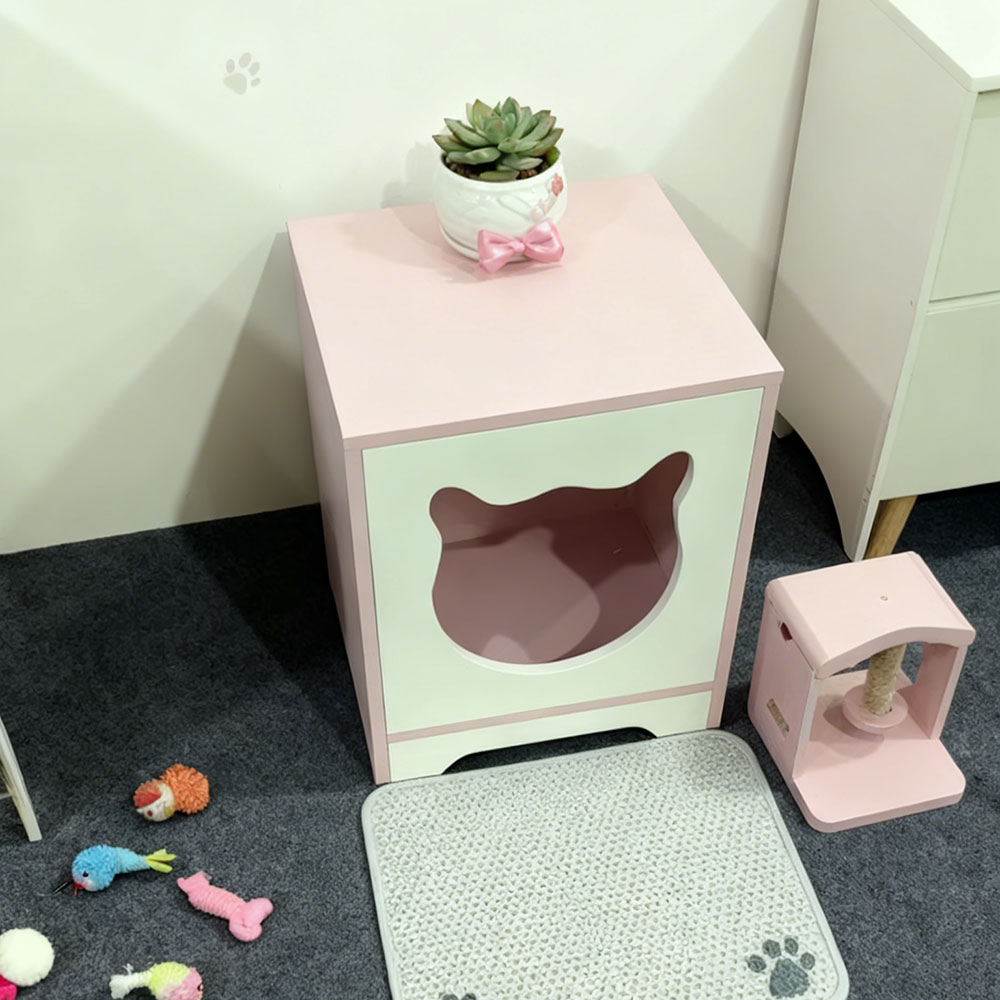 Bedside table pet cabinet