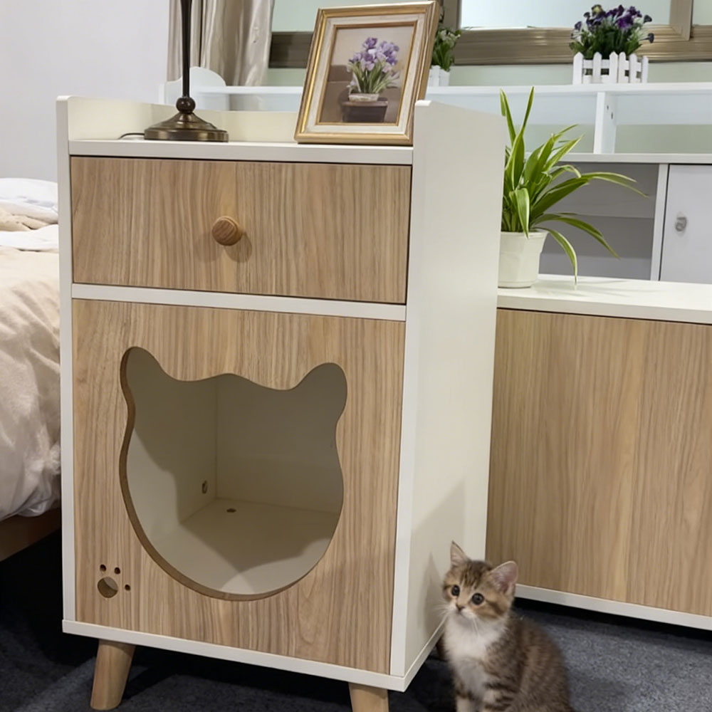 Pet cabinet with drawers