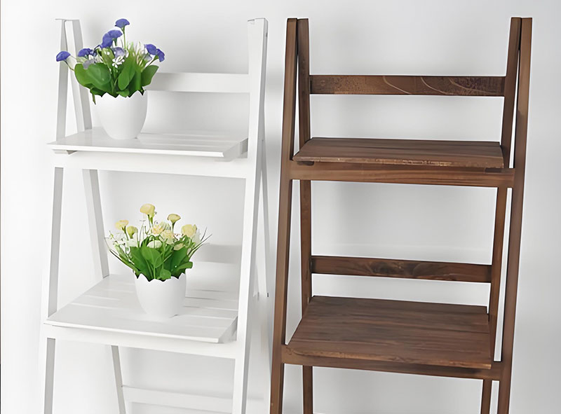Wooden flower stand